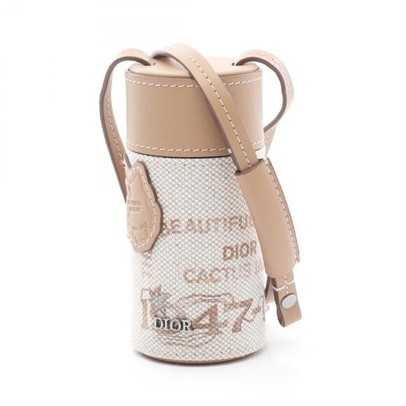 DIOR Brown Leather Shoulder Bag - Picture 1 of 6